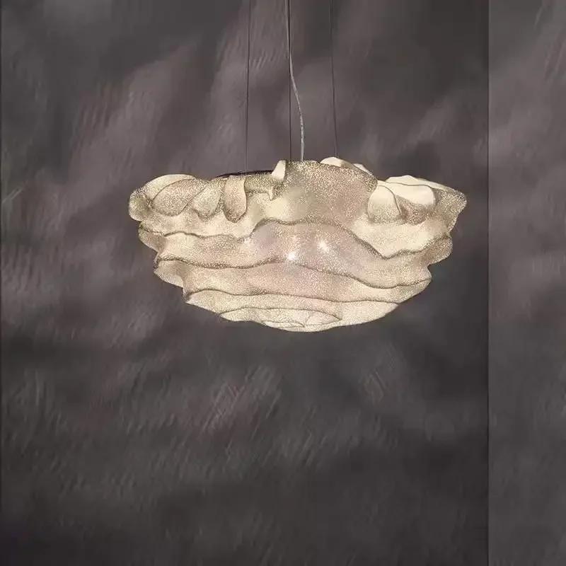 Современная минималистская креативная люстра для спальни Nordic Light Luxury Showroom Firefly Star Decoration Stainless Steel Fixtures