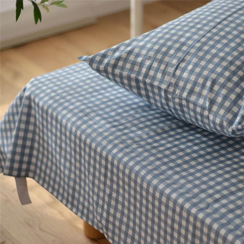 Простыни из стираного хлопка, мягкие простыни Four Seasons для постельного белья размера King Queen, чехлы для матрасов для гостиничных номеров