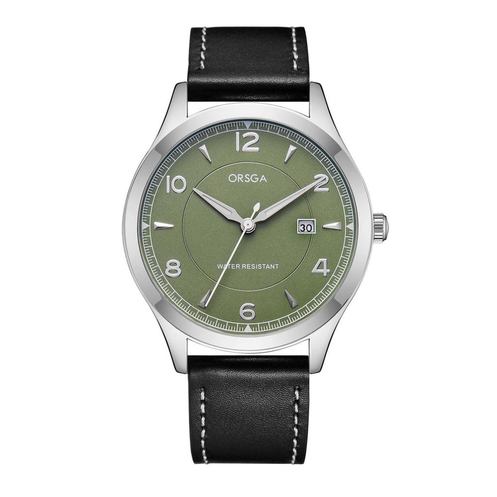 ORSGA Мужские Модные Водонепроницаемые Деловые Кварцевые Часы с Календарем