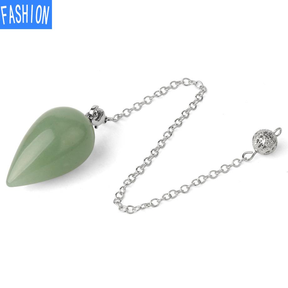 Капля воды, аметист, персонализированная универсальная независимая упаковка, подвеска-маятник из натурального кристалла