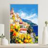 Америка и Европа Путешествия Город Яркий Пейзаж Плакат Средиземноморский Пейзаж Картина Холст для Гостиной Домашний Декор