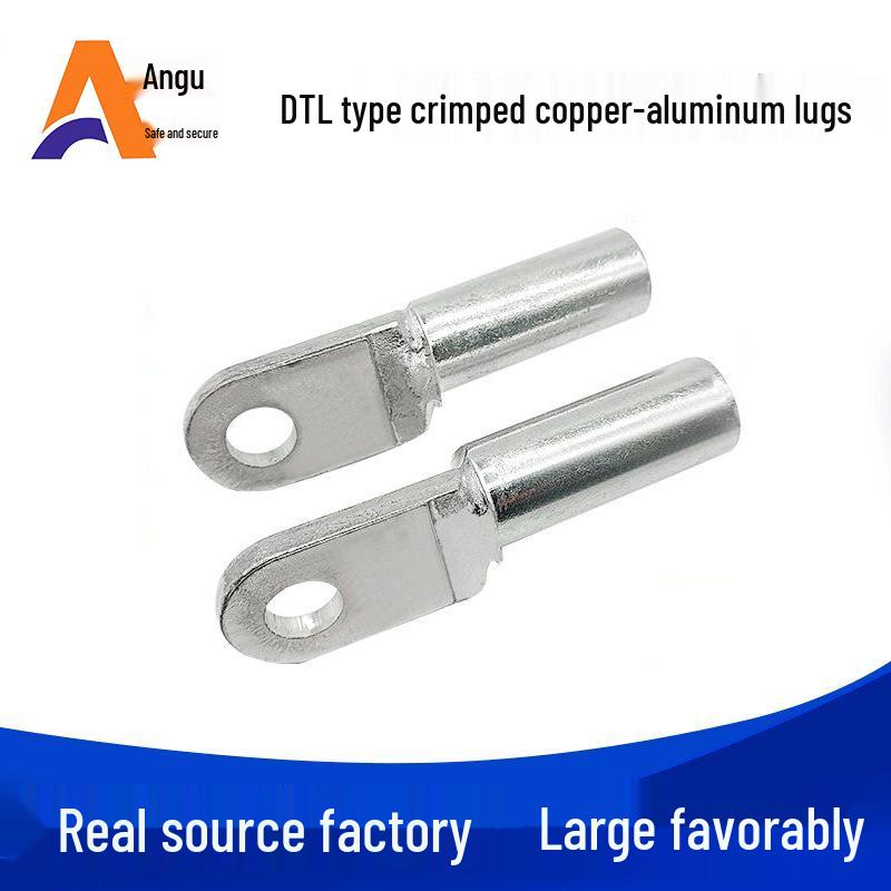 DTLQ Brazed Copper-Aluminum Lugs, Copper-Aluminum Patch Terminals, Tin-Plated Copper-Aluminum Wire Lugs
