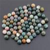 Натуральный драгоценный камень, свободные бусины из натурального индийского агата, круглые бусины 4, 6, 8, 10 мм для изготовления ювелирных изделий