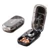 Dustproof Portable Pill Cutter Adjustable Daily Tablet Splitter 2 in 1 Pill Storage Box  Travel