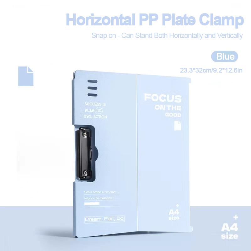 Vertical Board Clip A4 Folder Board Clip Writing Pad for Students to use for Paper Storage and Writing Board Organization