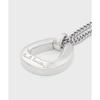 Paul Smith Horseshoe Pendant Necklace Stainless Steel Chain Silver Top Made in Japan