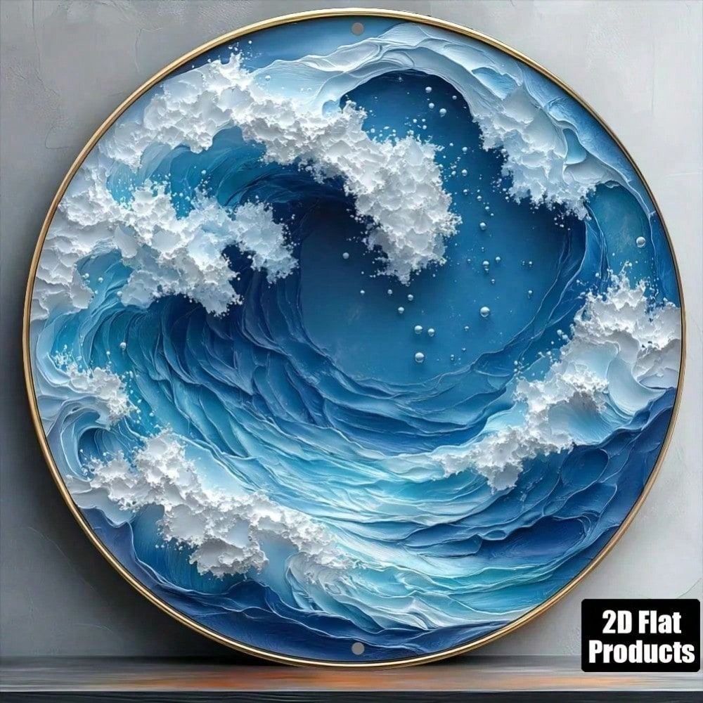 Металлическое Настенное Искусство 3D Алюминиевая Панель 20x20 см для Бара