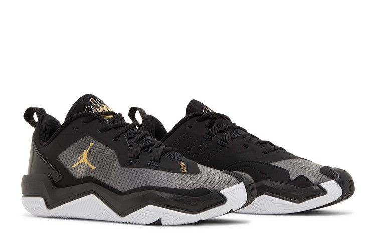 Jordan One Take 4 Black White Metallic Gold