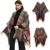 Winter Travel Autumn and Shawl with Shawl Sleeves Cuffs Tassel Split Ethnic Style
