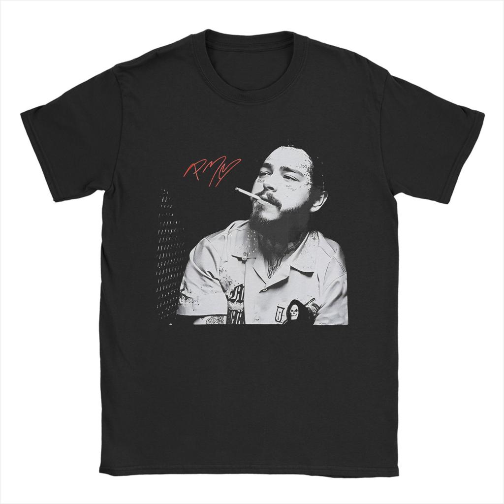 Винтажные Футболки с Графикой Post Malone Jelly Roll Унисекс Хлопковые Футболки с Круглым Вырезом Короткий Рукав Летняя Одежда