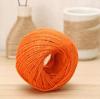 Цветная пеньковая веревка в винтажном стиле для поделок и фотозажимов (1,5-2 мм, 25м/50м/100м)
