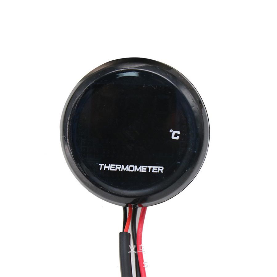 Универсальный мотоциклетный термометр, приборы, температура воды, температура, светодиодный цифровой дисплей, датчик, метр с адаптером датчика температуры 18 мм