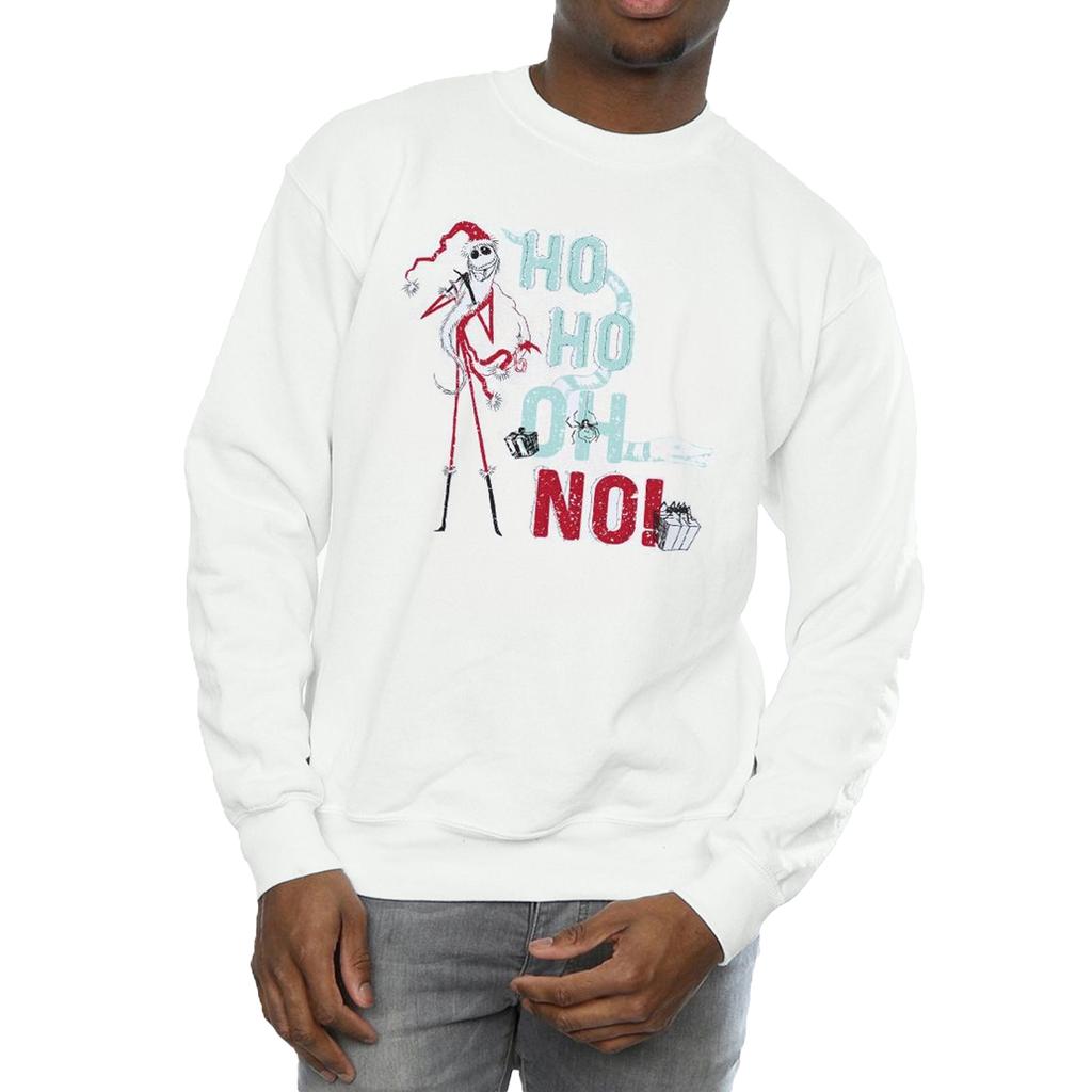 Disney Mens The Nightmare Before Christmas Ho Ho No Sweatshirt
