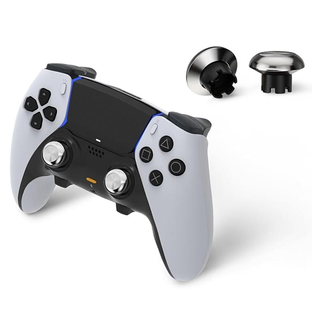 Металлические стики для контроллера PS5 Edge Аналоговый джойстик 4 задние лопатки Триггеры Кнопки Запасные аксессуары Детали