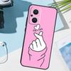 Чехол с K-pop жестом 'сердце пальцами' для OPPO Reno 5Z 4Z 2Z 8T 3 4 5 6 7 8 Lite Find X5 X2 X3 Lite Neo X6 Pro