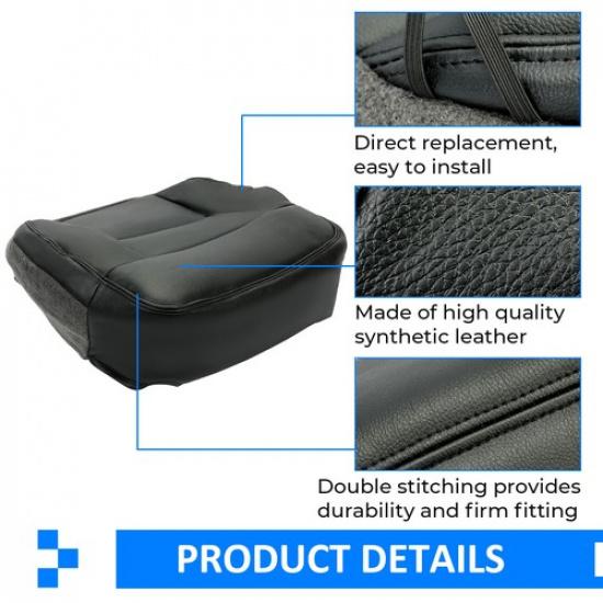 Для 2004-06 07 2008 Ford F150 Замена Нижней Обивки Водительского Сиденья Черная Кожа