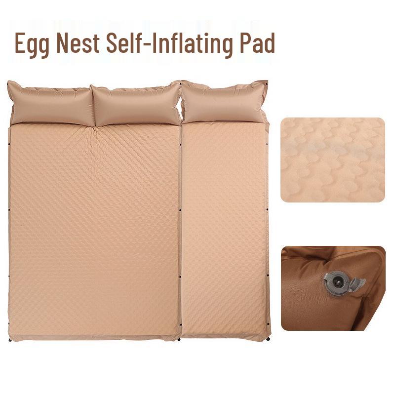 Двойной надувной коврик для кемпинга для палатки или дома