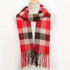 180*35cm Women Winter Unisex Tassel Color Lattice Cashmere Scarves Autumn Long Couple Thinker Warm Female Shawl  Men