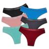 Cotton Women's Panties Sexy Underwear Women Fashion Bikini Briefs Lady Underpants Knickers Lingerie 6 Pcs/set