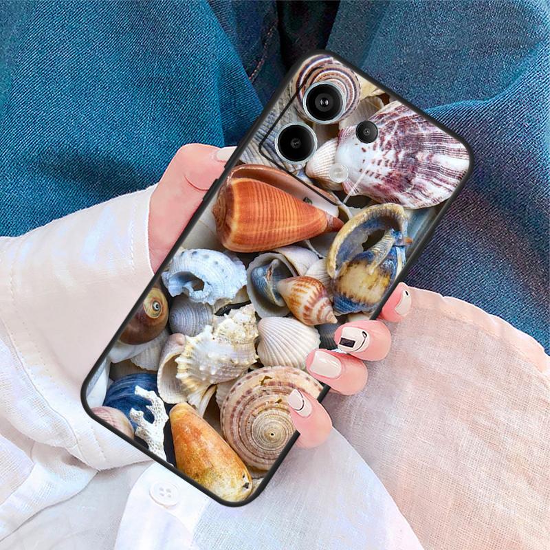 Чехол Ракушки для Xiaomi Redmi Note 14 Pro 13 12 11 9 10 9S 10S 11S 12S Redmi 10C 12C 13C 14C