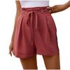 Women's Loose Casual  High Waisted Elastic Waist Loose Wide Leg Casual Shorts Shorts