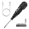 Cordless Electric Screwdriver 9 In 1 Rechargeable Screwdriver Set Portable Automatic Home Repair Tool Kit with LED Lights