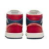 Air Jordan 1 Mid SE разноцветные женские кроссовки French-Blue Fire-Red Beach DN3738-400