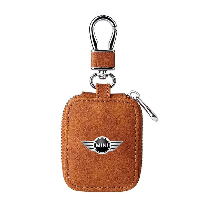 For BMW MINI Coopers F54 F56 F57 R50 R52 R53 R55 R56 Zipper Wireless Earphone Cover Dust Waterproof Anti-Scratch Travel Storages NJ4TG