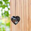 45mm Crafts Hanging Pendant Heart Hanging Heart Suncatcher Dreamy Crystal Wind Chime  Xmas Gift