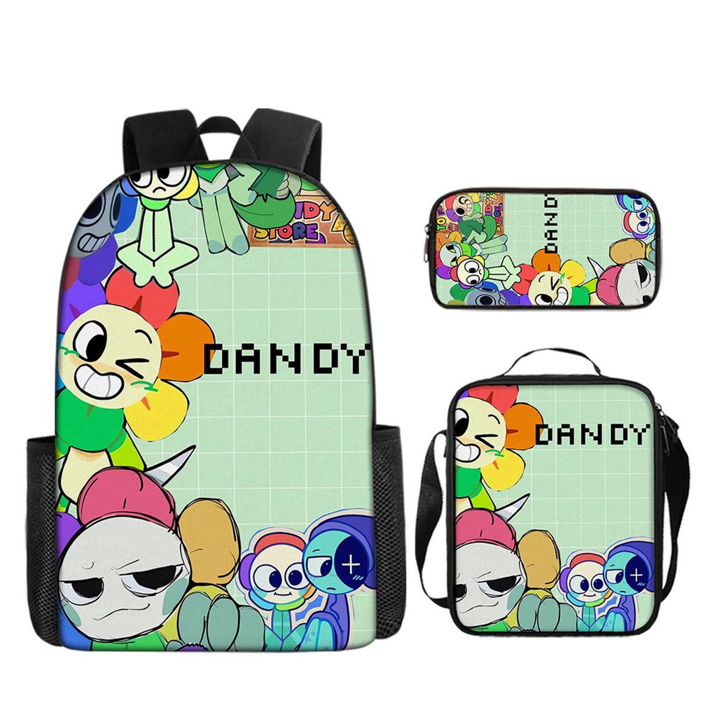 Рюкзак с принтом, сумка через плечо, пенал, набор из трех предметов