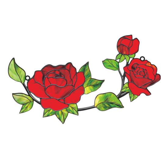 Flower Hanging Decoration Wall Art Window Hanging Ornament Double-Sided Floral Sun Catcher