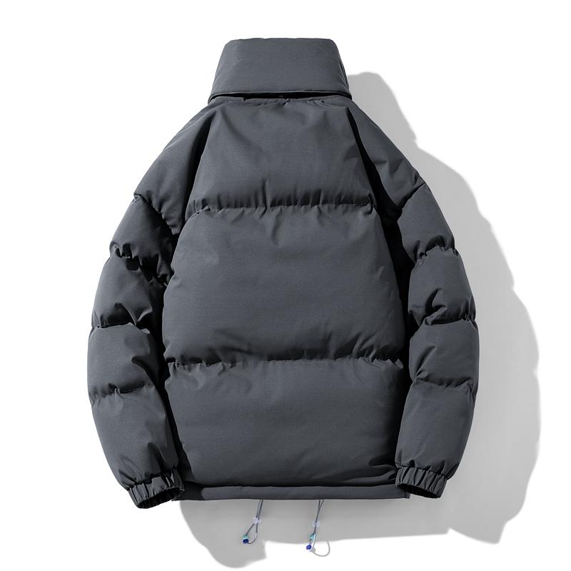 Мужская зимняя длинная модная брендовая куртка с хлопковой подкладкой, модная повседневная кашемировая куртка больших размеров с хлопковой подкладкой