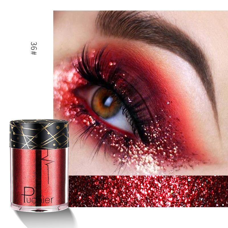 36-color Glitter Eyeshadow for Women Wholesale Brightening Single-color High-gloss Starry Sky Eyeshadow