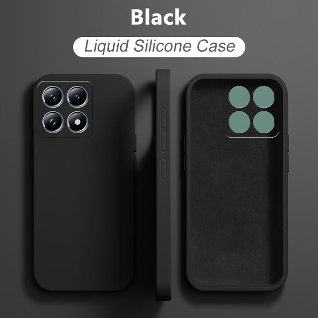 Жидкий силиконовый чехол для телефона XiaoMi 14T 14 T Pro XiaoMi 14T Модный мягкий чехол Жидкий силиконовый чехол Глобальная версия