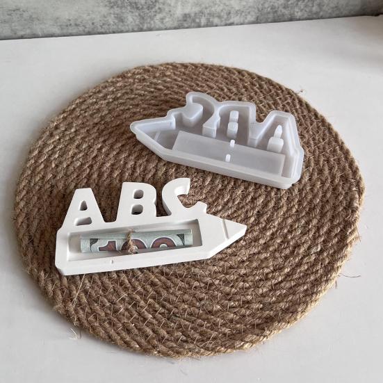 Yousheng Пасхальные силиконовые формы Формы для букв ABC Пасхальная форма для денежного подарка Форма для литья из гипса Алфавитная форма для кубиков льда