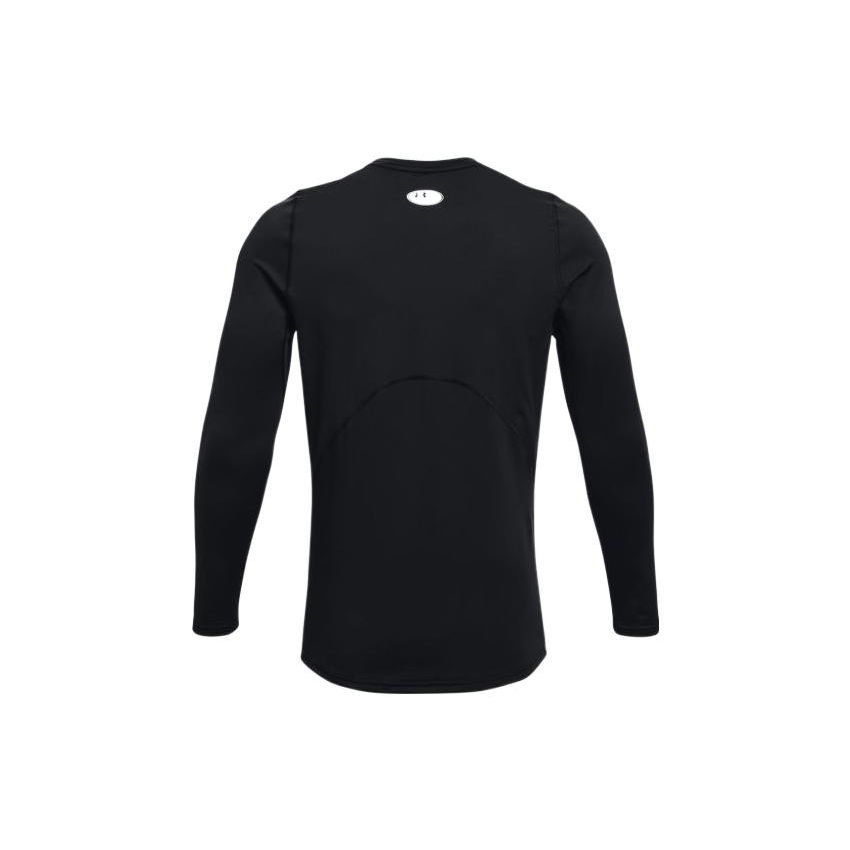 Under Armour Сплошной цветной пуловер с круглым вырезом и футболкой с логотипом, мужские топы, черный 1366068-001