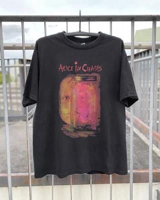 HOT! Alice In Chains Band SAP ALBUM Unisex Black Cotton T-Shirt