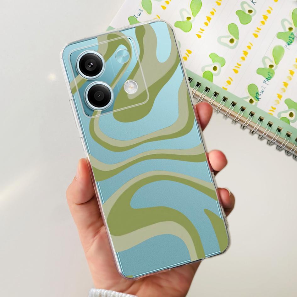 For Xiaomi Redmi Note 13 Pro 4G Case Fashion Leopard TPU Silicone Soft Fundas For Xiaomi Redmi Note 13 Coque on Note13 4G Bumper
