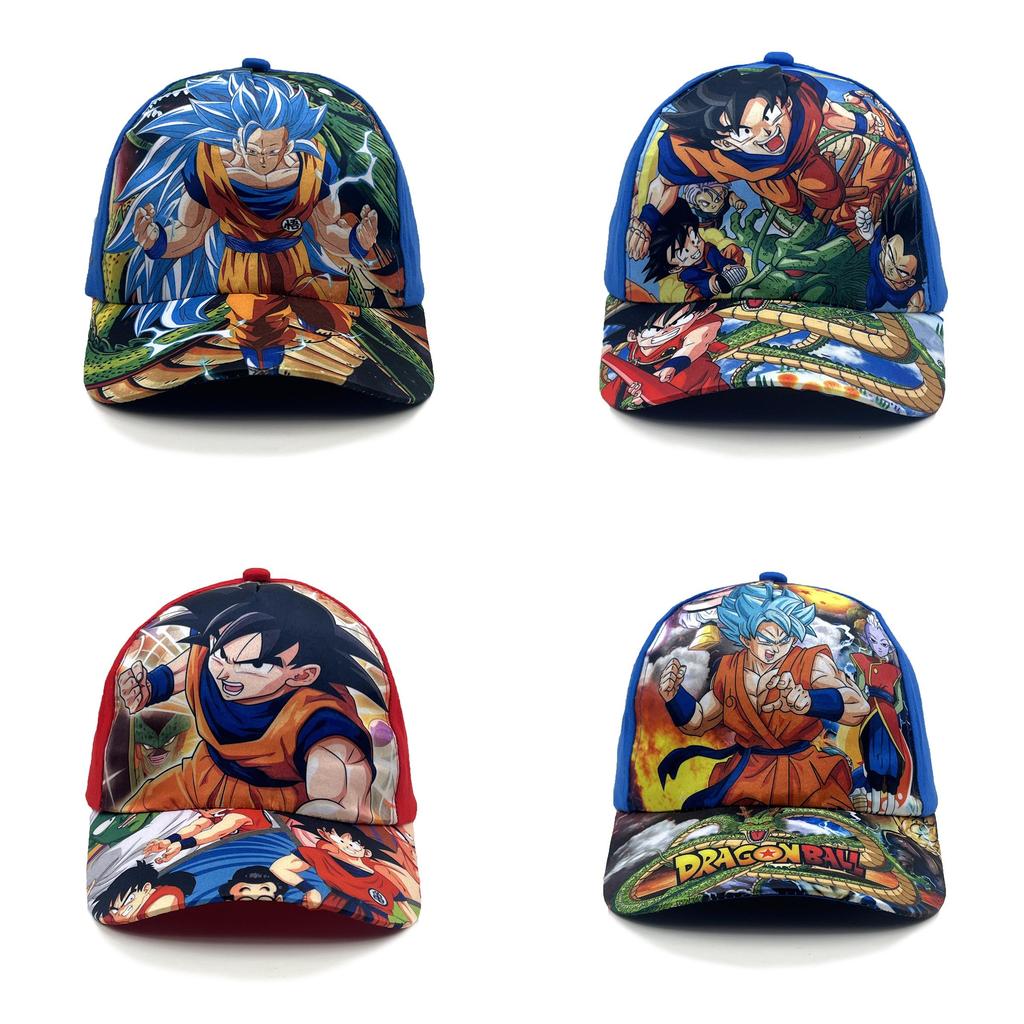 Ball Dragon Cartoon Kids Outdoor Baseball Cap With Polyester Lightweight