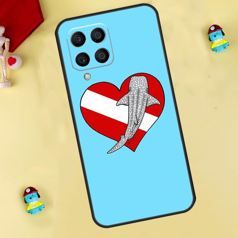 Китовые акулы Чехол для Samsung Galaxy M31 M21 M35 M12 M13 M14 M15 M06 M16 M36 M56 M53 M32 M52 M55 M34 M54