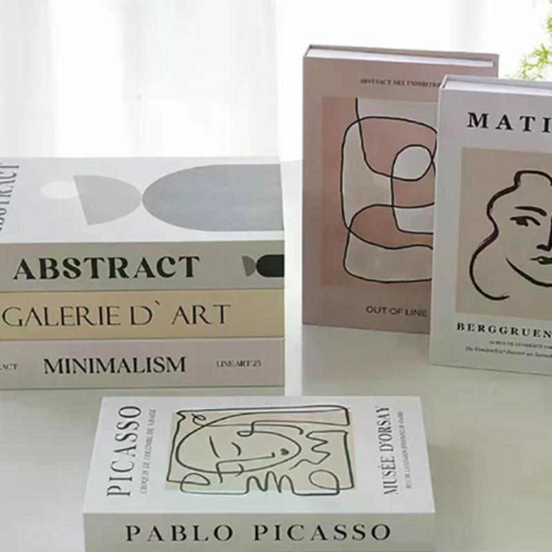 Открывающаяся роскошная фальшивая книга-шкатулка Декор для дома Модный Париж Декоративные книги Украшение интерьера Кофейный столик Спальня Украшения