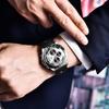 BENYAR Watches Mens Top Brand Luxury Clock Casual Phase Men Watch Sport Waterproof Quartz Chronograph