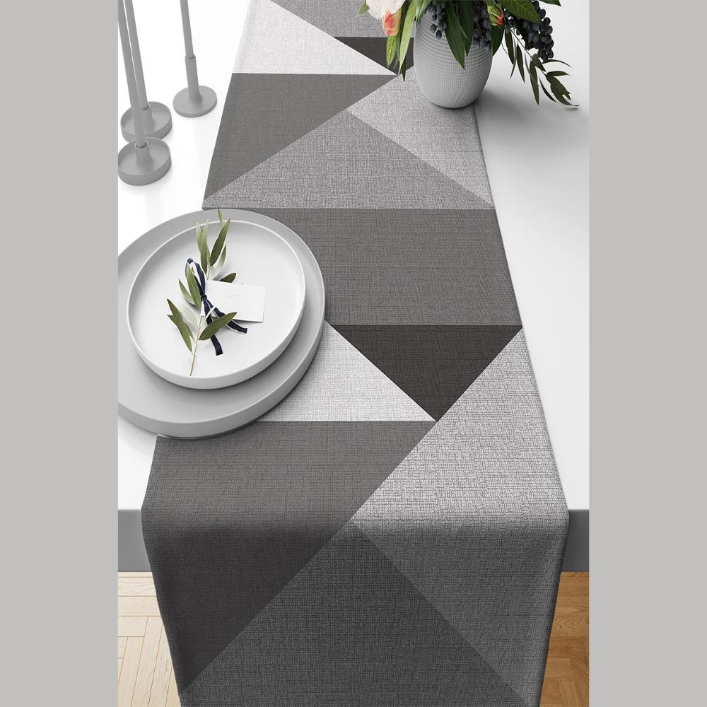 Замшевая тканая ткань премиум-класса 40x140 см, устойчивая к пятнам, скатерть с цифровой печатью, дорожка VHR-10