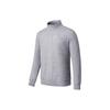 SAUCONY Sports Lifestyle Series Stand Collar Pullover Letter Drop Shoulder Long Sleeve Knit Sweater Men Sweater Light-Flower-Gray SC2249104A-MG23