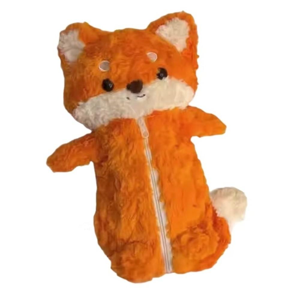 Plush Pen Bag Fox Doll Stationery Organizer High Quality Stationery Bag Back To School Gift