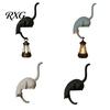 Creative Jewelry Hook Cat with Lantern, 3D Printed LED Light Decorative Modern Entryway Decor Wall Hook, Shelf for Bookshelf Desk And