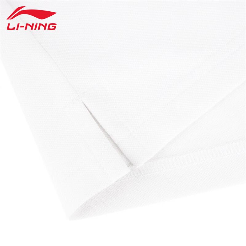 Li-Ning Женская классическая футболка-поло с коротким рукавом