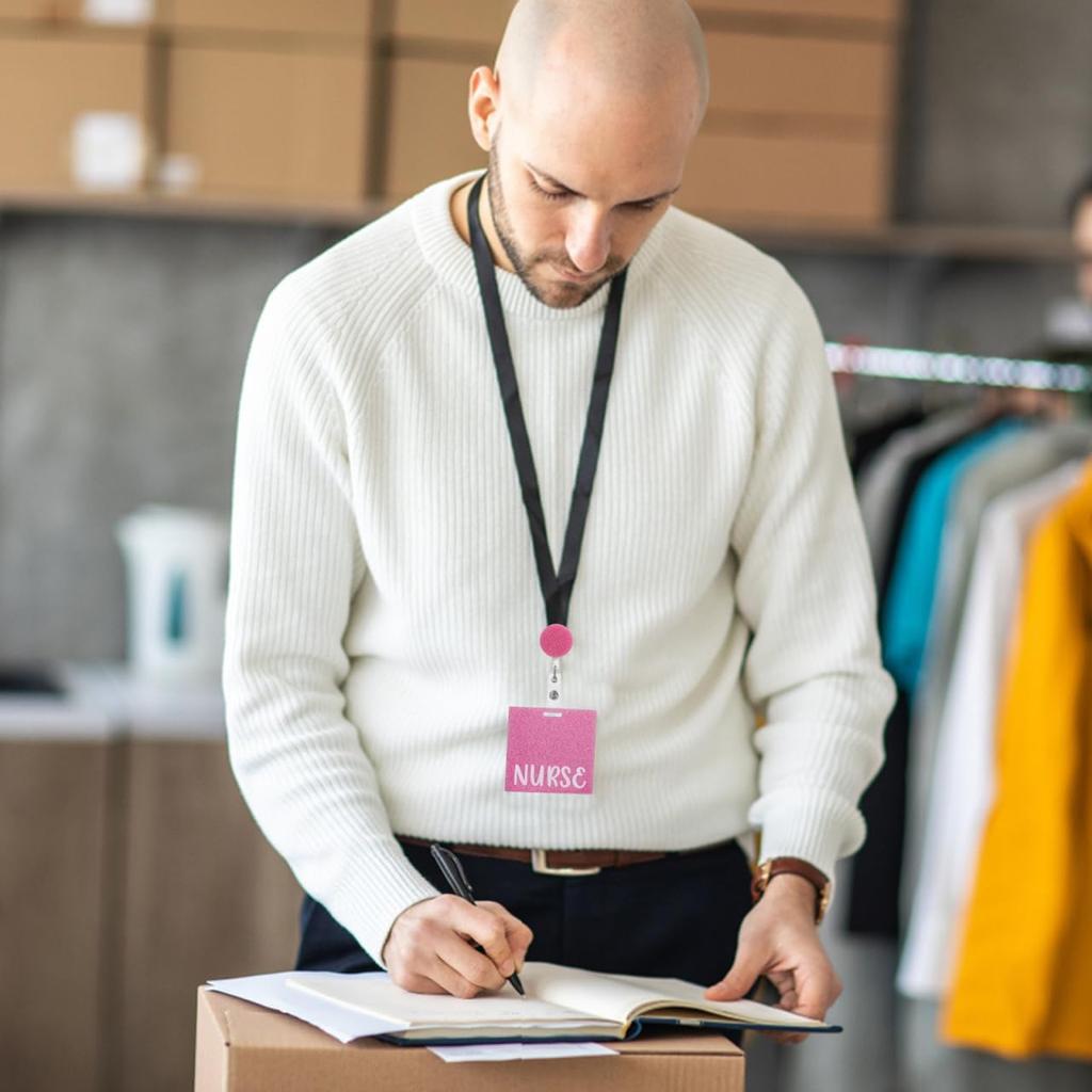 2 шт. Милые карточки-бейджики медсестры, горизонтальные держатели для ID-карт для медсестер, портативные аксессуары для держателя бейджа, подарок для медицинских работников