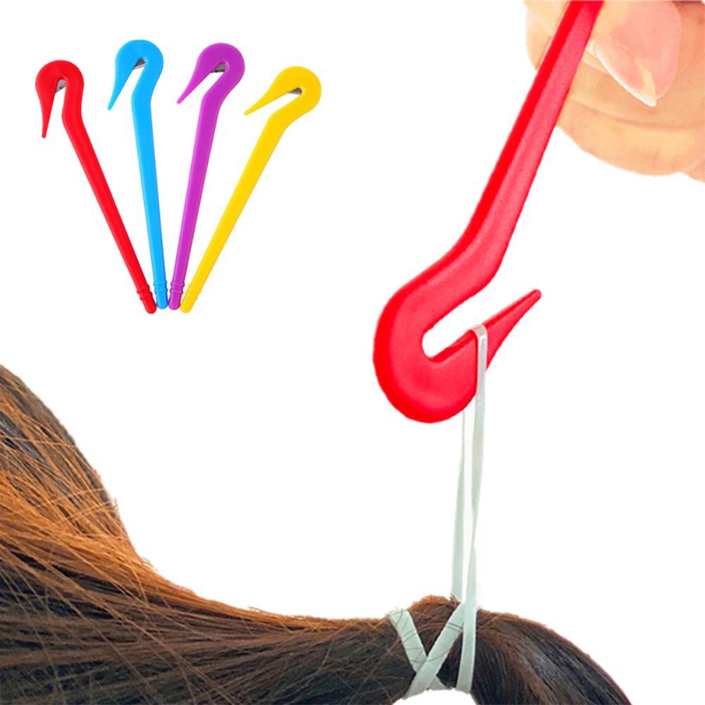 Kids Hair Care Braiders Rubber Band Cutting Hair Bands Rubber Cutter Styling Tool Hair Accessories