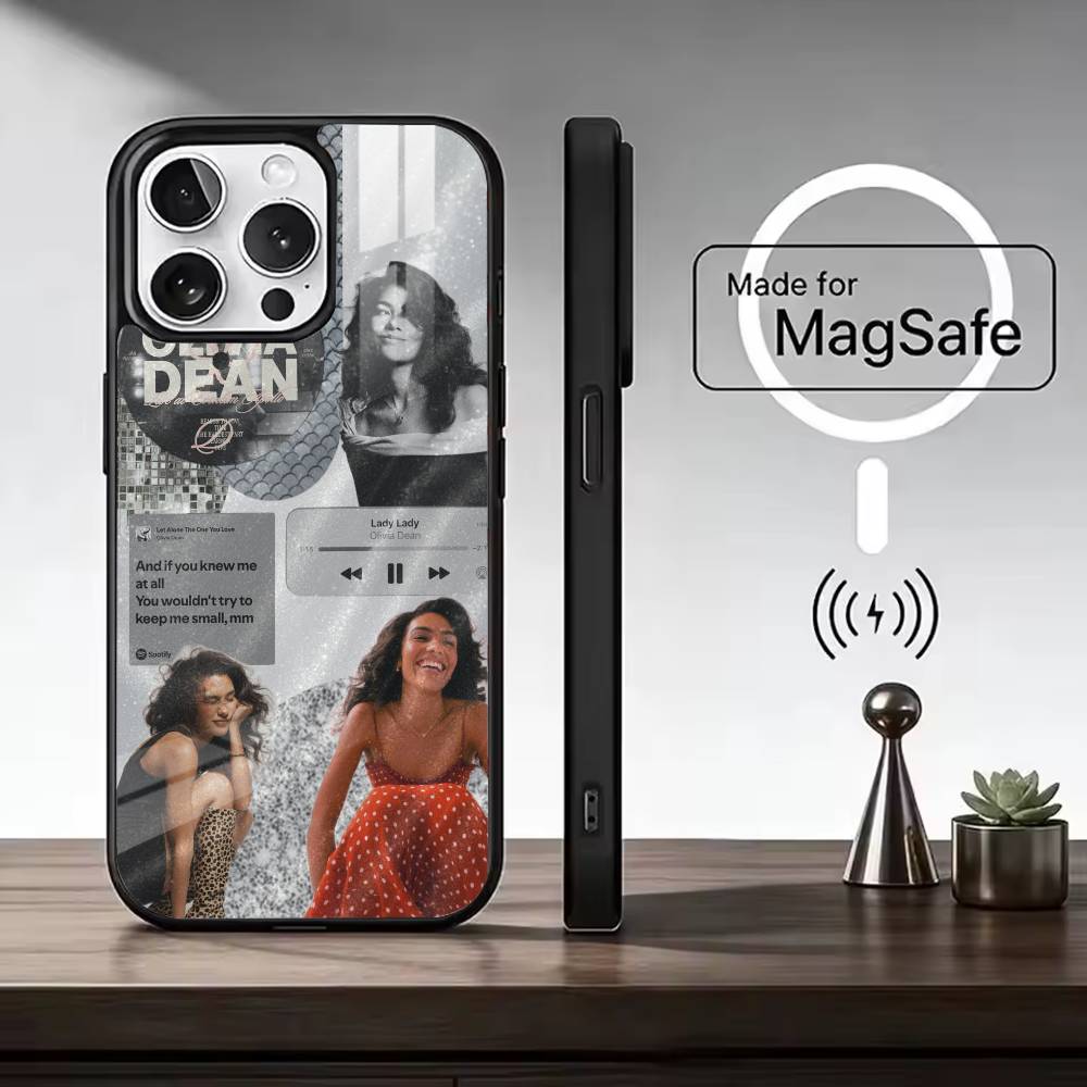 Британская певица О-Оливия Дин Чехол для телефона Для iPhone17,16,15,14,13,12,11 Plus,Pro Магнитный Для Magsafe Беспроводная зарядка